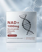 Boîte NAD+ 1000 mg Himalayan Rock avec nicotinamide riboside, PQQ et resvératrol.