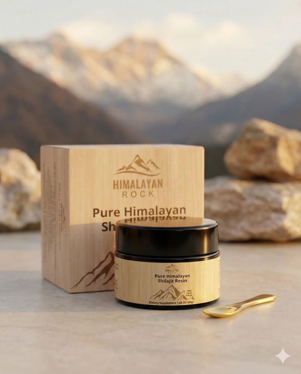 Pure Himalayan Shilajit – Résine 30 g Himalayan Rock